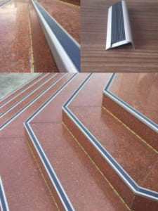 Công trình sử dụng nẹp nhôm chống trơn NLP20